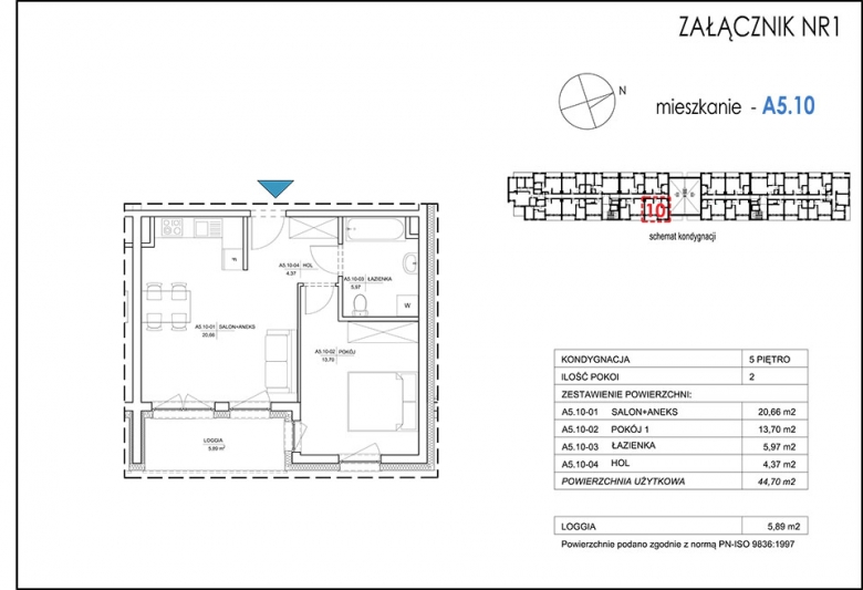 Apartament nr. A5.10